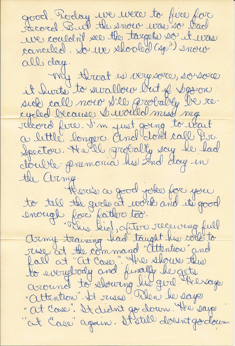 dating someone in basic training