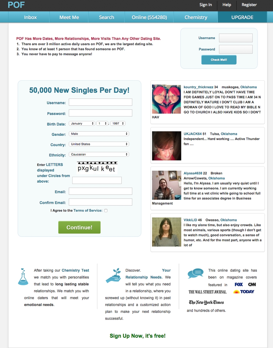 free dating site other than pof